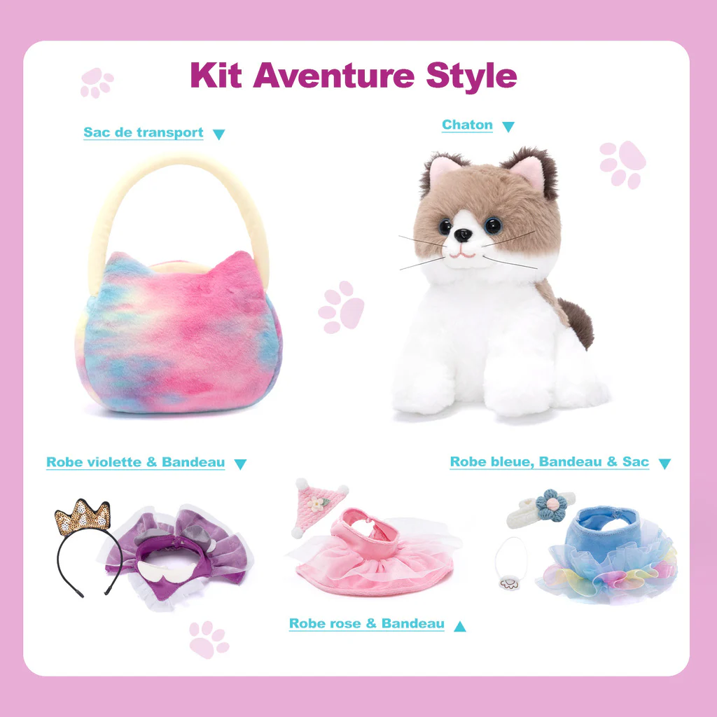 Ensemble de jeu pour habiller les chatons – Image 3