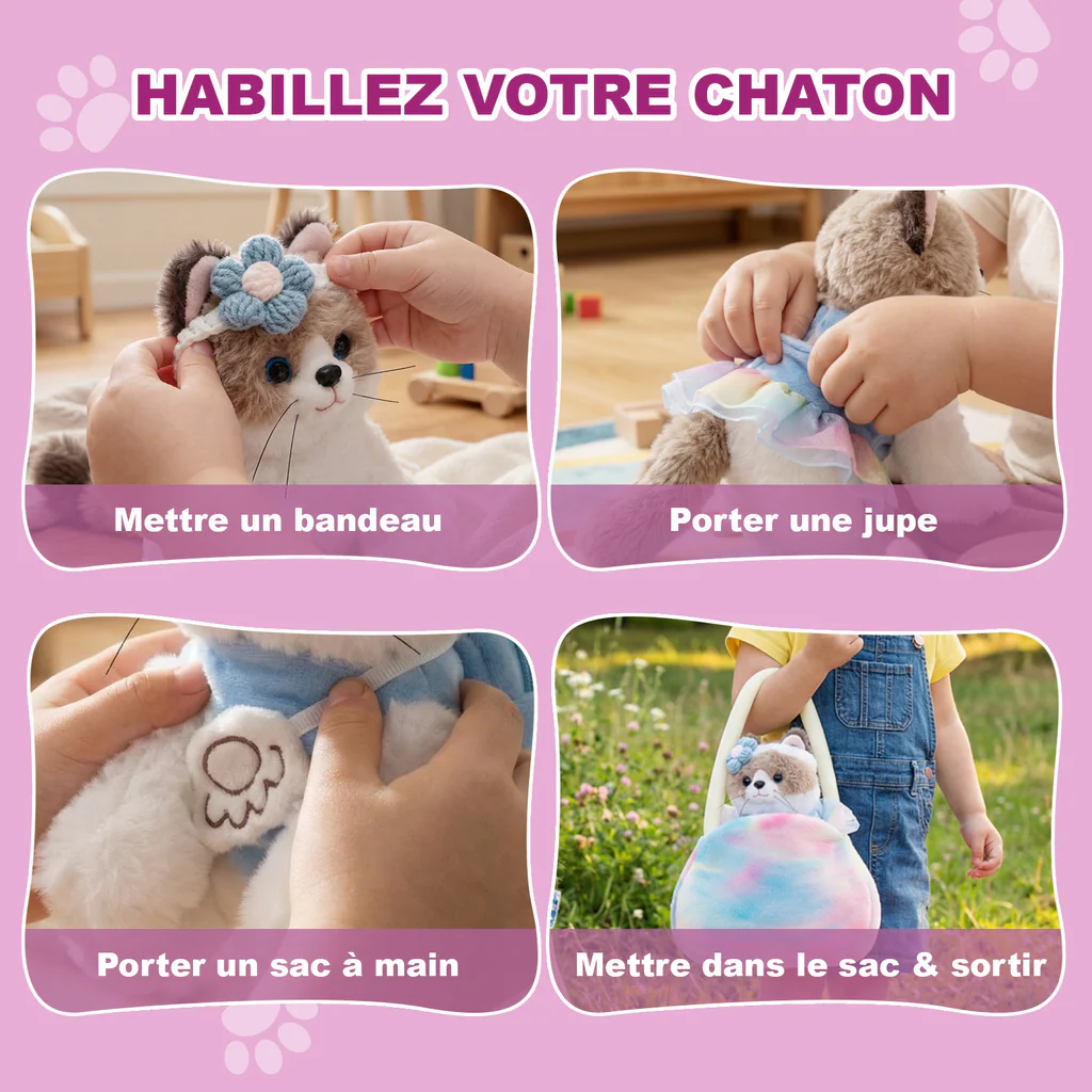 Ensemble de jeu pour habiller les chatons – Image 4