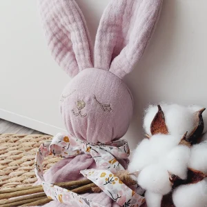 Doudou PLOUF-PLOUF rose pâle