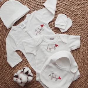 Ensemble Naissance Personnalisé "Premiers Câlins"