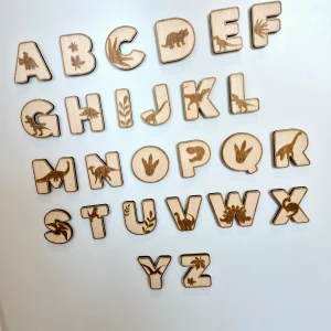 Lettres magnétique "dinosaure"