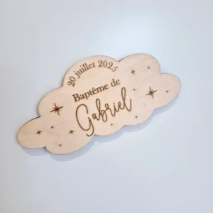Baptême - magnet nuage
