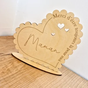 Maman - cœur à poser