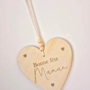 Maman - cœur à suspendre