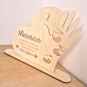 Maman - décoration à poser personnalisée