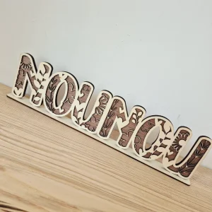 Nounou - Décoration 2 bois à poser