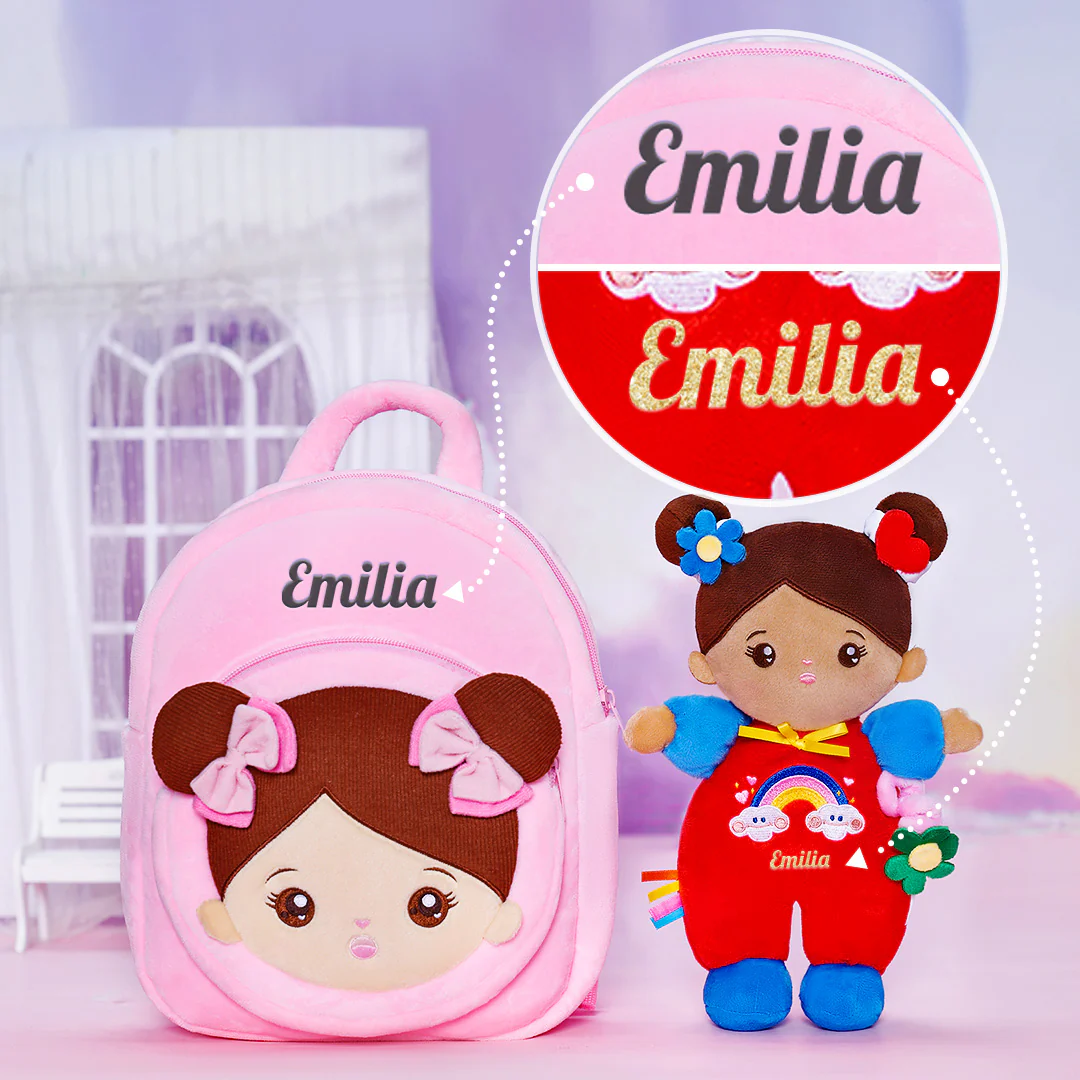 Ensemble Combiné de Sac à Dos de Poupée Personnalisée – Image 4