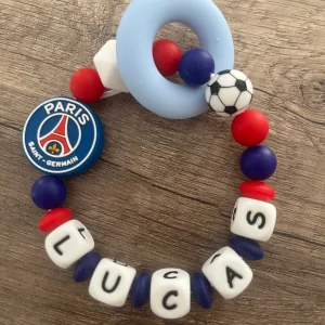 Anneau de dentition - Hochet personnalisé Football PSG