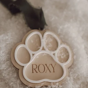 Boule de Noël "Patte de chien"