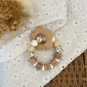 Anneau de dentition personnalisé modèle Ambre