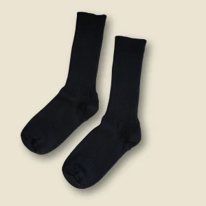 Bas en laine de mérinos 4 saisons pour adultes - Noir