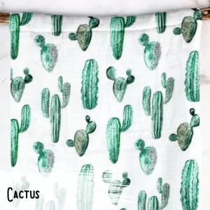 Cactus – Mousseline Bambou/Coton
