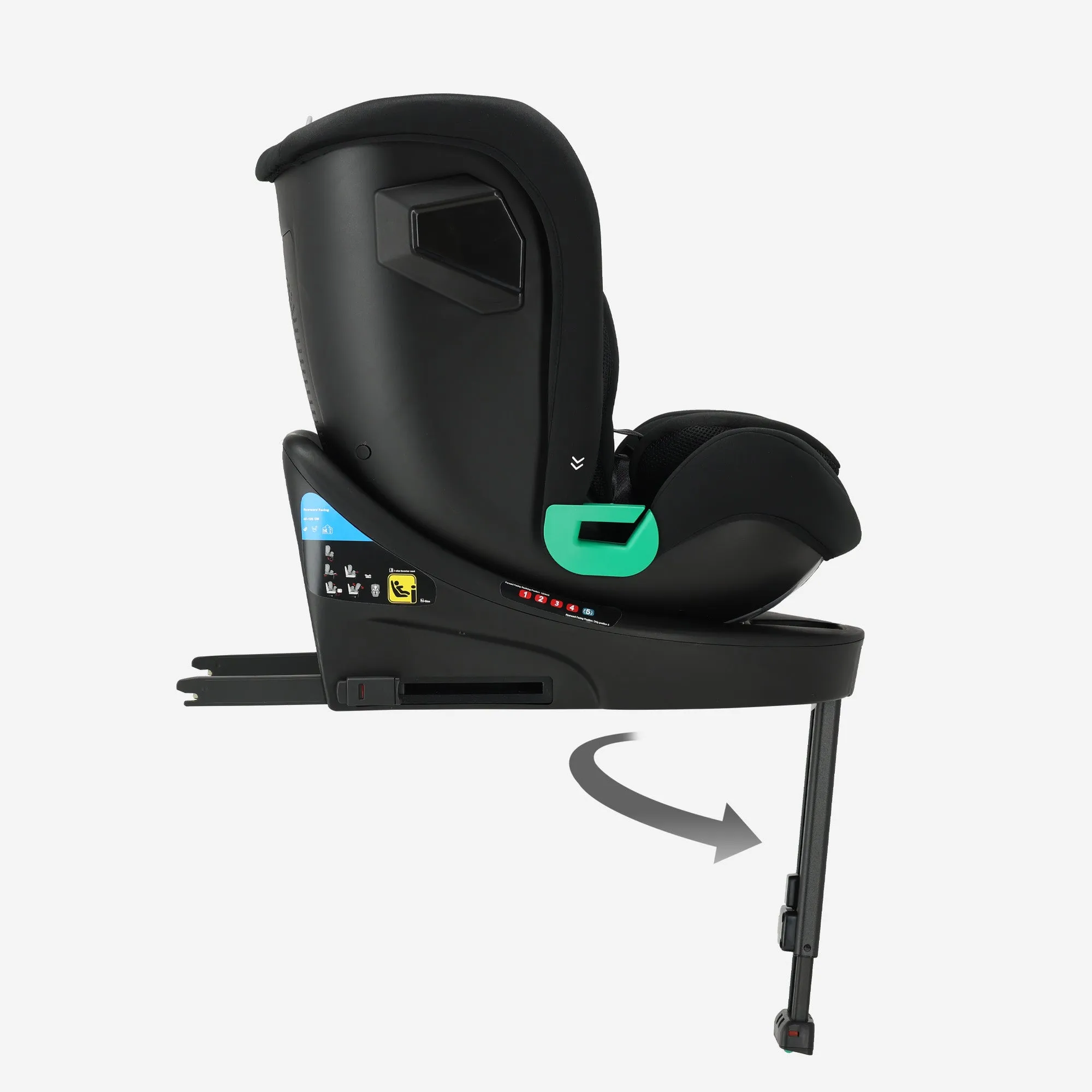 Chase Luxe i-Size Autostoel - 0-36kg - Isofix steunpoot - 360 draaibaar – Image 8