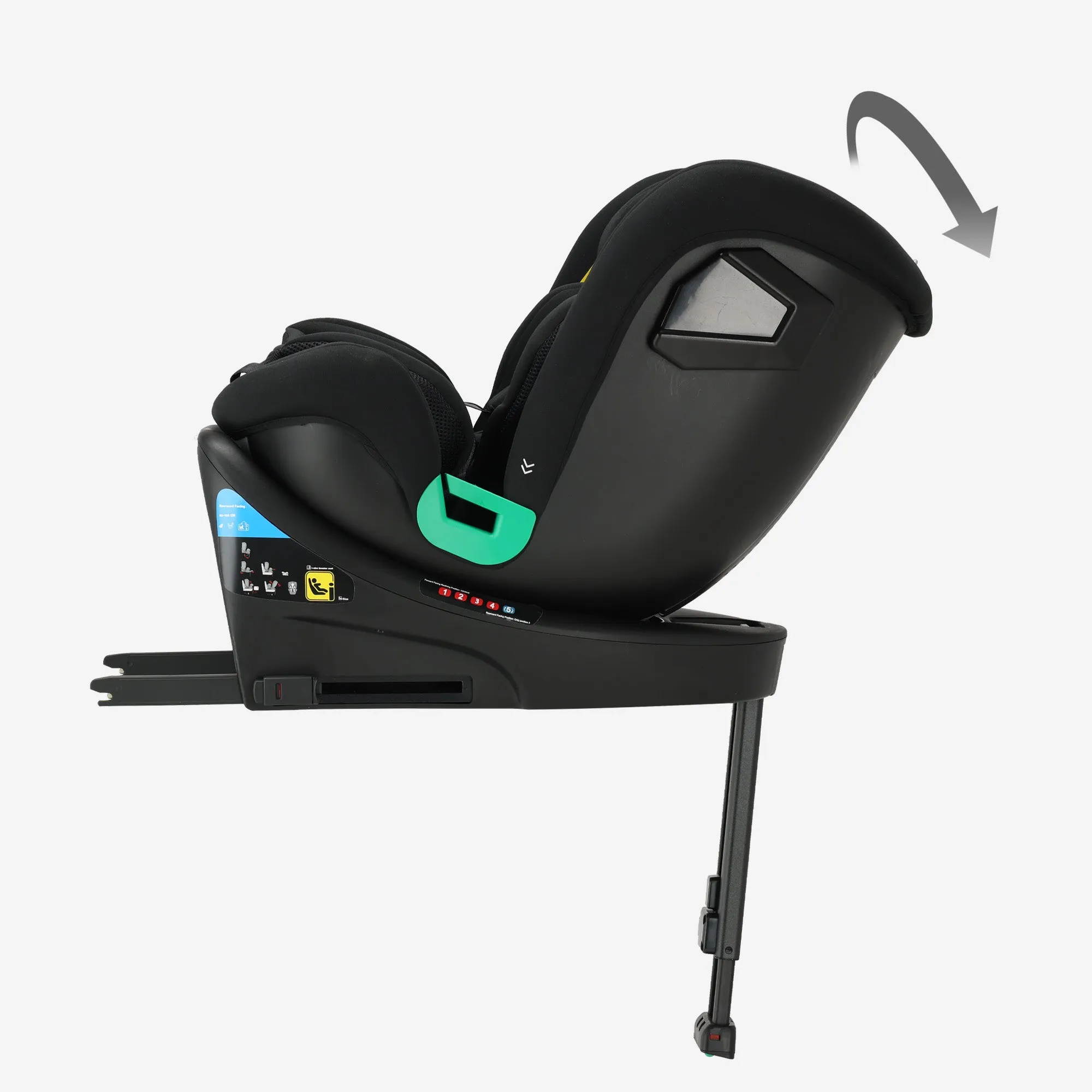 Chase Luxe i-Size Autostoel - 0-36kg - Isofix steunpoot - 360 draaibaar – Image 9