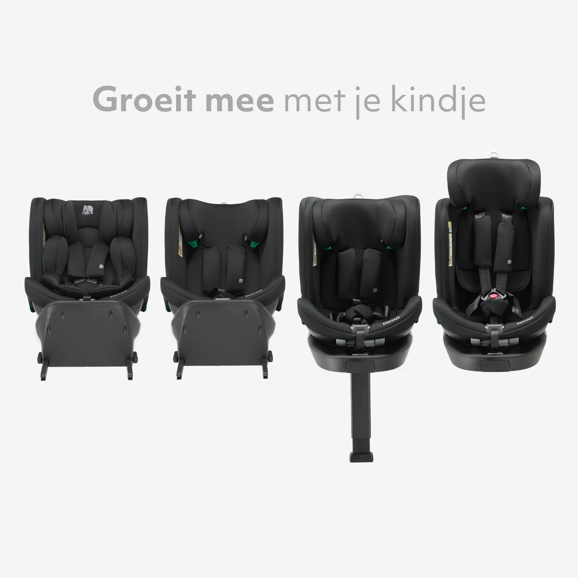 Chase Luxe i-Size Autostoel - 0-36kg - Isofix steunpoot - 360 draaibaar – Image 5