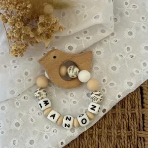 Anneau de dentition personnalisé modèle Manon