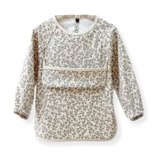 Bavette Imperméable à Manches Longues - Fleurs Antiques