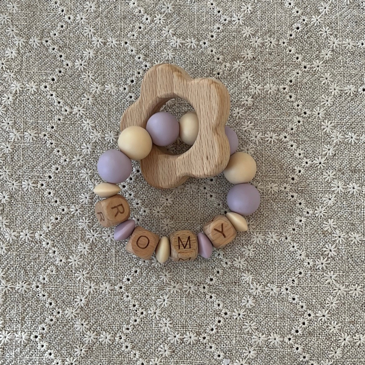 Anneau de dentition personnalisé modèle Romy