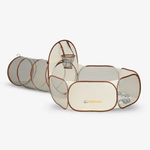 Bol de basket-ball crème/marron