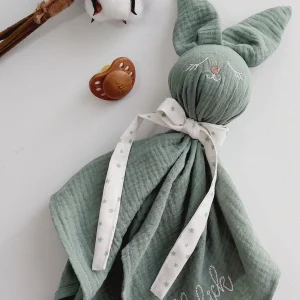 Doudou PLOUF-PLOUF vert menthe