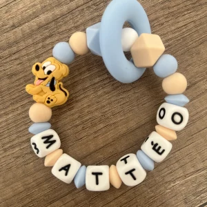 Anneau de dentition - Hochet personnalisé Pluto