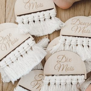 Carte étape bohème "Macramé"