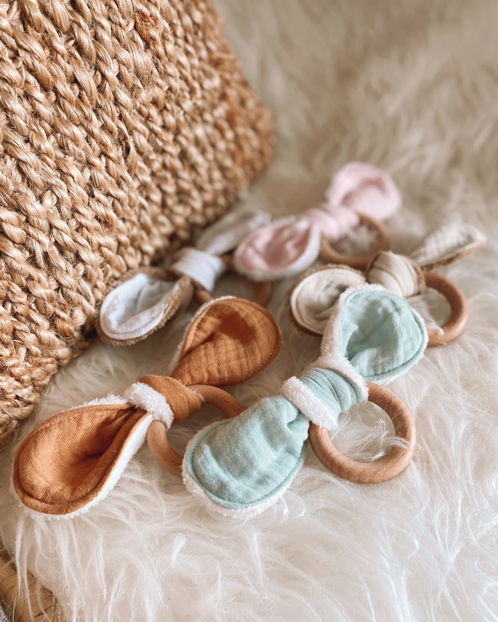 Anneau de dentition - Gaze et douillette