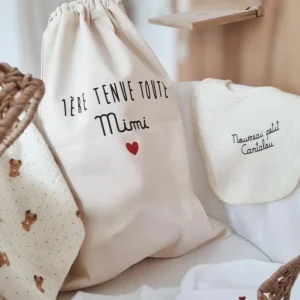 Grand pochon à cordons