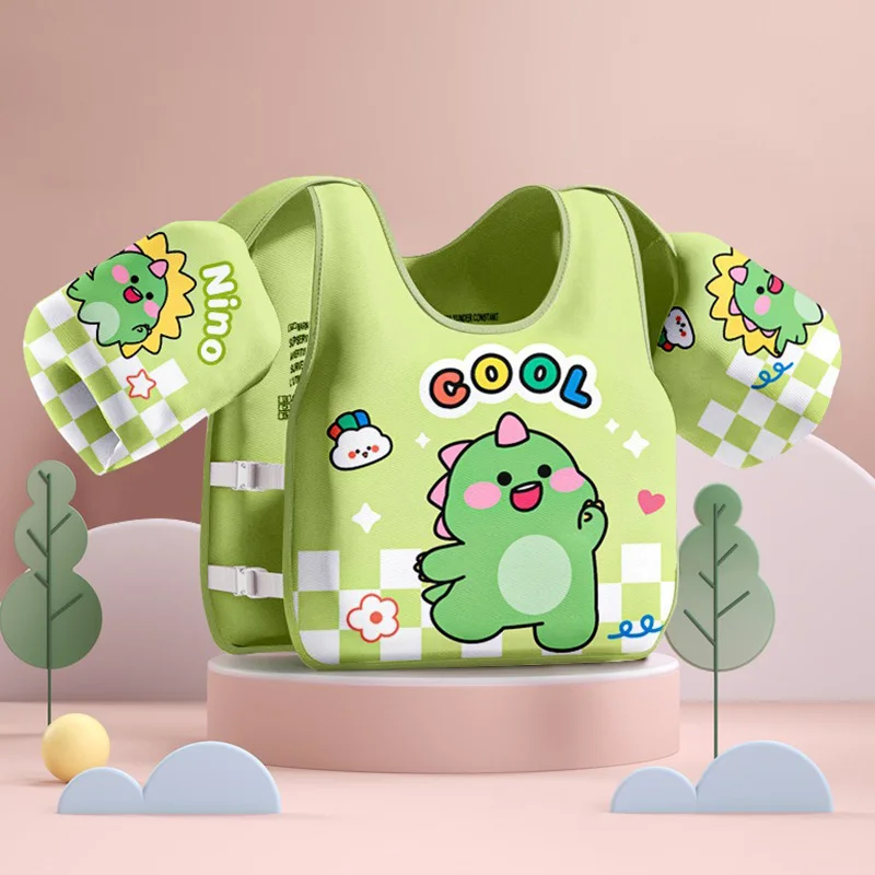 Gilet flottant enfant avec brassards réglables – Image 5