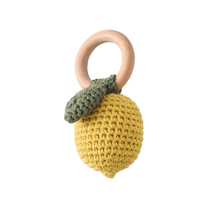 Hochet Citron en Crochet – Jouet Sensoriel & Anneau de Dentition pour Bébé – Image 8