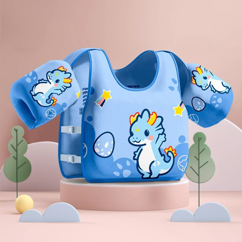 Gilet flottant enfant avec brassards réglables – Image 4