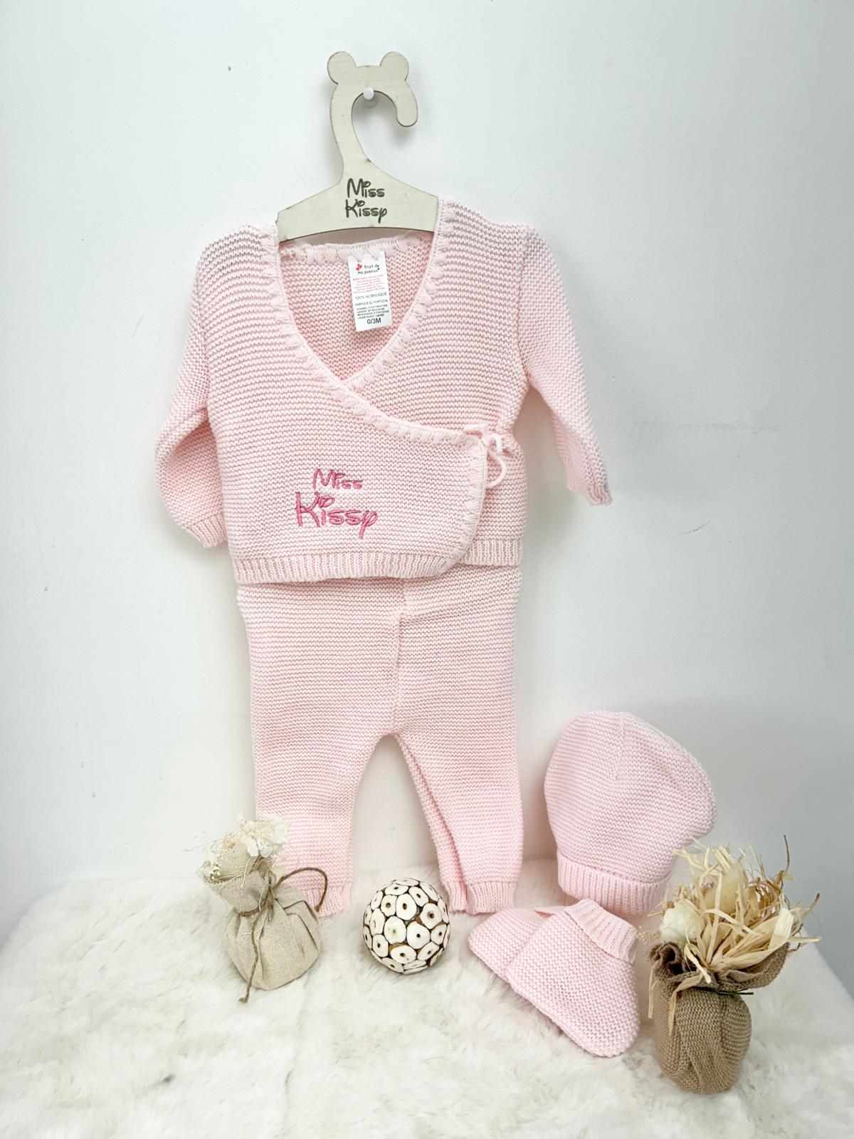 Ensemble Naissance Personnalisé – Broderie Prénom