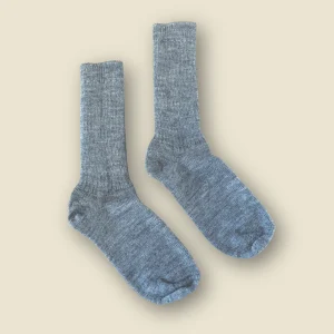 Bas en laine de mérinos 4 saisons pour adultes - Gris