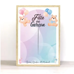 Affiche de vote Gender Reveal