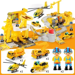 Circuit Voiture avec Garage à étages