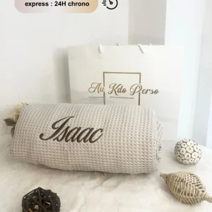 Plaid en coton nid d’abeille - AU KDO PERSO