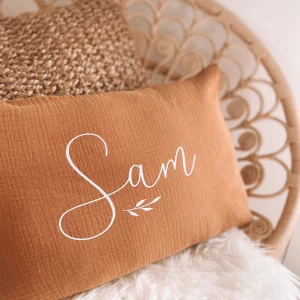 Housse de coussin / Plusieurs coloris et tissus