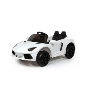 Voiture 12v 2 Places Blanche Lamborghini Aventador