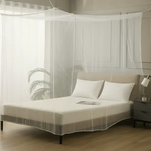 Moustiquaire de Luxe pour 2 Personnes XXL - Kit de suspension et sac de voyage inclus