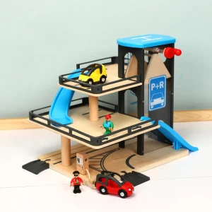 Garage Voiture Jouet Bois
