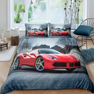 Housse de Couette Voiture de Sport
